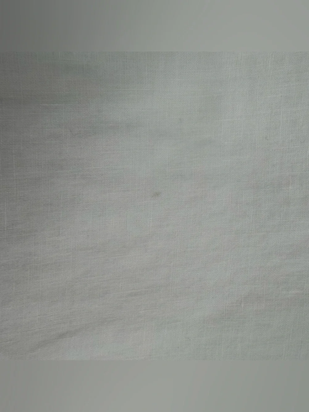 Fieldcrest Pillow Sham King Ivory White Linen Single (1) Pillow Cover Cottage